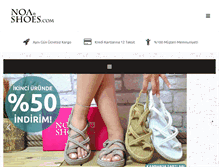 Tablet Screenshot of noashoes.com